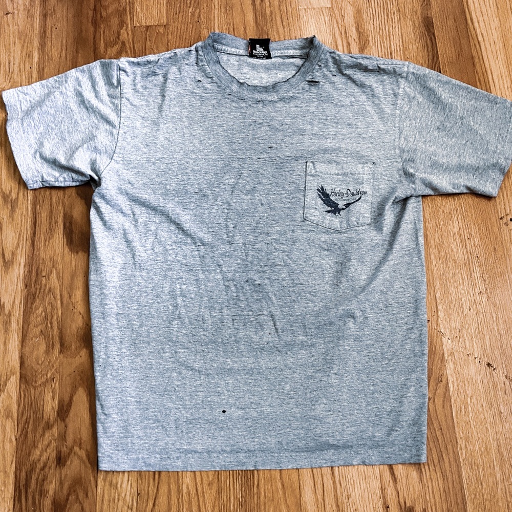 Vintage Harley Davidson t shirt (worn look)